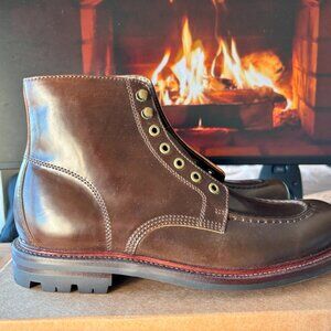 Grant Stone Brass Boot Maduro Shell Cordovan (12D)